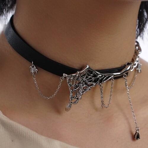HuanZhi Women's Leather Chokers