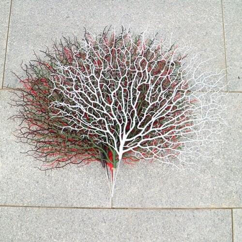 1pcs Artificial Plants Peacock Coral Branch for Wedding Party Supplies Home Christmas Decoration Fake Flowers