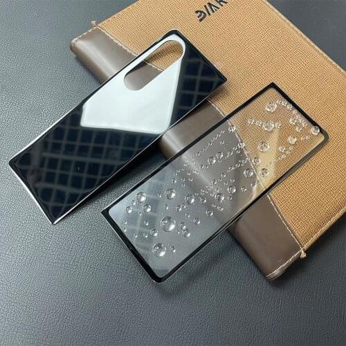 Curved 3D Tempered Glass Film For Samsung Fold 3 Front Back Screen Protector Waterproof Highly Sensitive Anti-Scratch Film