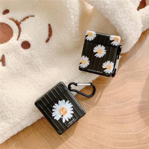 Korea peaceminusone x Fragment Daisy Earphone Headset Case For Airpods pro 3 cover for airpods 1 2 Earphone silicon Stylish bag