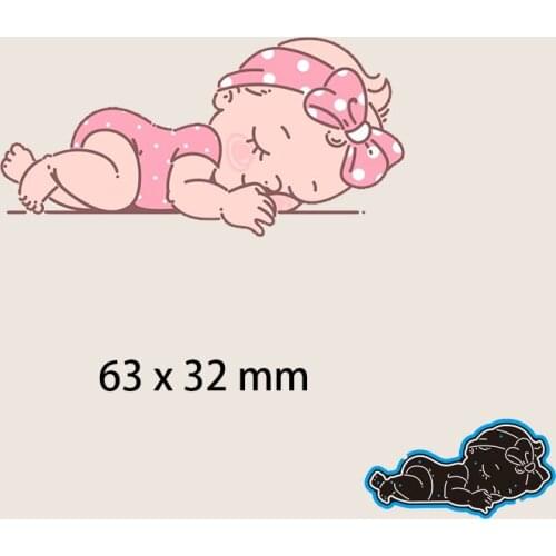 Cute Little Baby Girl 1 Metal cutting Dies Craft Embossing Scrapbooking paper craft Greeting Card