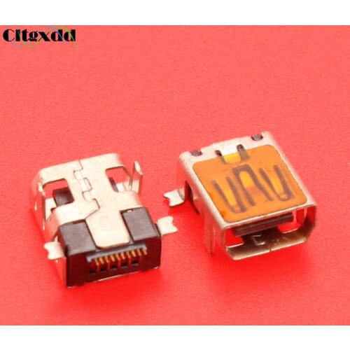 Cltgxdd Female Mini USB jack Type B 10 Pin SMT SMD DIP SOP 9X7.5X5.5MM TYD Mount Jack Connecto for philips Cable socket 10pin