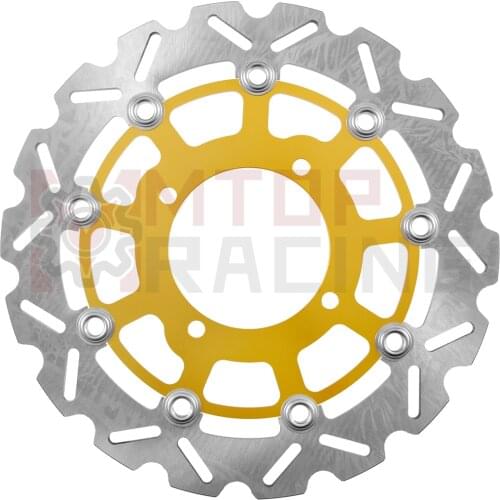 Motorcycle Rear Brake Disc For Kawasaki ZX9R ZX900 2000 2001 2002 2003 2004 ZX10R ZX1000 2004-2010 Brake Rotor Gold