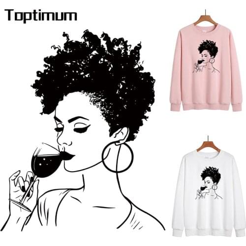 Patches For Clothes Mom DIY For Women Sketches Thermo Stickers T-Shirt Washable Heat Transfer Mom Baby Parches Iron On Transfer