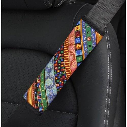 Car Seat Belt Shoulder Guard Pads Covers Protective Sleeve Insurance Belt Shoulder Protection Auto Interior Accessories
