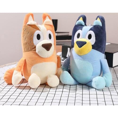 28CM Bluey Bingo Plush Toy Cute Soft Cartoon Dog Family Stuffed Animals Dolls Baby Toys Kawaii Children Birthday Christmas Gifts