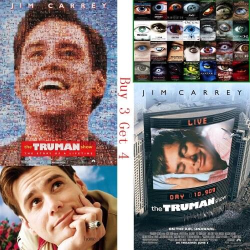 Truman show poster Poster Clear Image Wall Stickers Home Decoration Good Quality Prints White Coated Paper