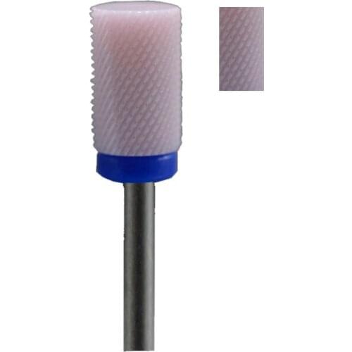 Pink Ceramic Nail Drill Bit - Large Barrel Bit M