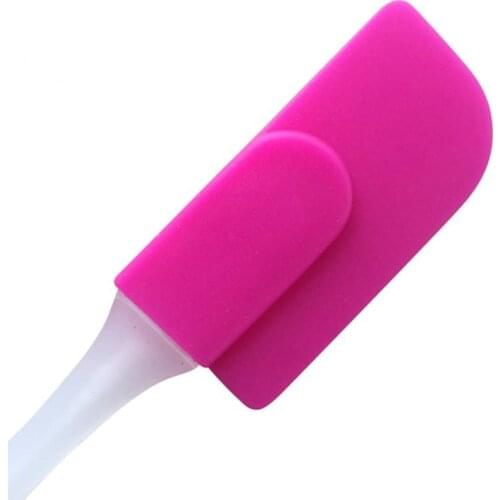 Silicone scraper cake baking Tool food grade Non Stick butter cooking soft silicone spatula rubber shovel bakery tools color
