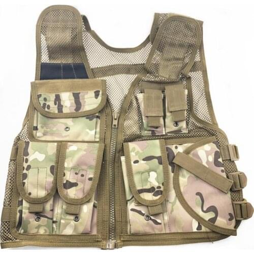 Outdoor Mesh Vest Multi Pockets Hunting Fly Fishing Outdoor Quick Dry Hunting Vest Breathable Waistcoat