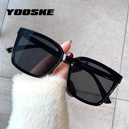 YOOSKE Brand Vintage Sunglasses for Women Men Fashion Oversized Square Sun Glasses Female Male Outdoor Goggles Eyewear UV400