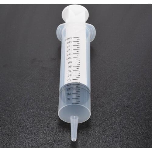 1PC Large 150ML Syringe Plastic Glue Syringe Reusable Pump Measuring For Liquids Gels Glues Dispensing Industrial Supplies