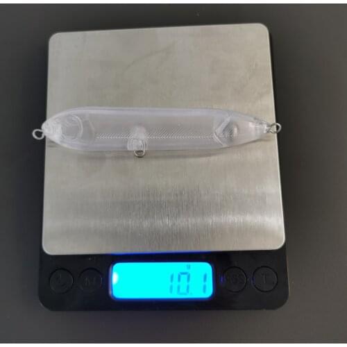 100pcs 9cm/10g Floating Blank Nude Baits Crankbait Minnow Pencil Popper Bait Unpainted Lure Bodies Fishing Bait Fishing Gear