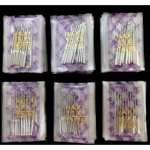 100pcs HAX1 Sewing Machine Needles Universal 15x1 Mixed Kit Packing Sewing Accessories Tool For All Domestic Machine