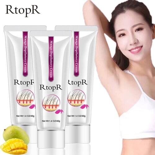 3pcs Mango Body Hair Removal Cream for Men and Women Hand Leg Hair Loss Cream Removal Armpit Hair Care Depilatory Cream