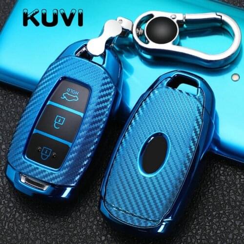 Car Key Case Cover Protector Protection Accessories For Hyundai i30 Ix35 Kona Encino Solaris Azera Accent TM Palisade Santa Fe