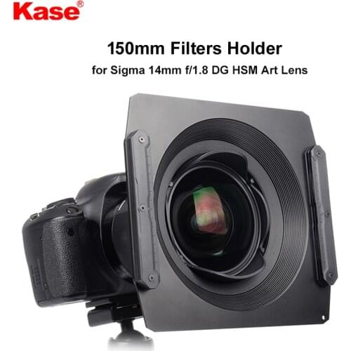 Kase Aluminum 150mm Square Filter Holder Support Bracket for Sigma 14mm f/1.8 DG HSM Art for Lee Haida Hitech 150 series Filter