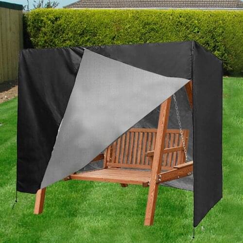 Patio Swing Cover Porch Swing Covers Canopy Replacement Patio Furniture Cover Waterproof UV Protection For Garden Street Swing