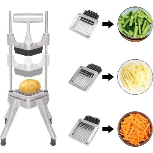 Commercial Vegetable Fruit Dicer Manual Cutting Machine With 304 Stainless Steel Blades For Onion Tomato Potato Cutting Machine