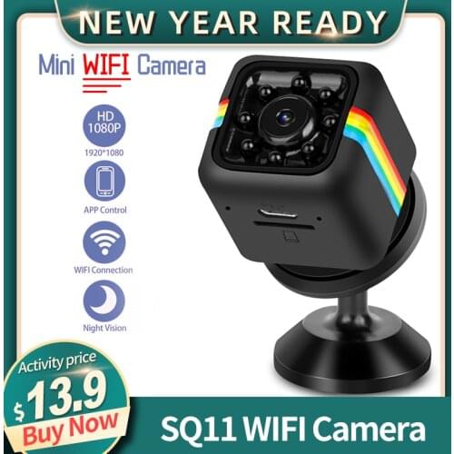 WIFI SQ11 Pro Mini Camera HD 1080P Wireless Night Vision Camcorder Motion Detection DVR Micro Camera Sport Video Ultra Small Cam