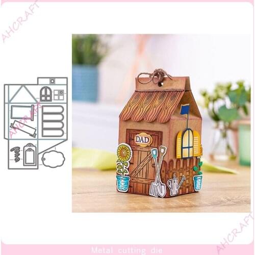 Milk Box set Metal Cutting Dies for DIY Scrapbooking Photo Album Decorative Embossing Paper Card Crafts Die 2021