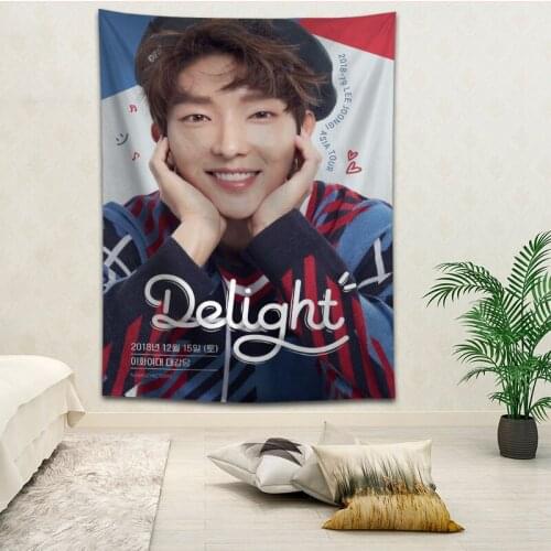 Lee Joon Gi Wall Hanging Tapestry Home Party Decorative Tapestries Photo Background Cloth Table Cloth Wall Tapestry