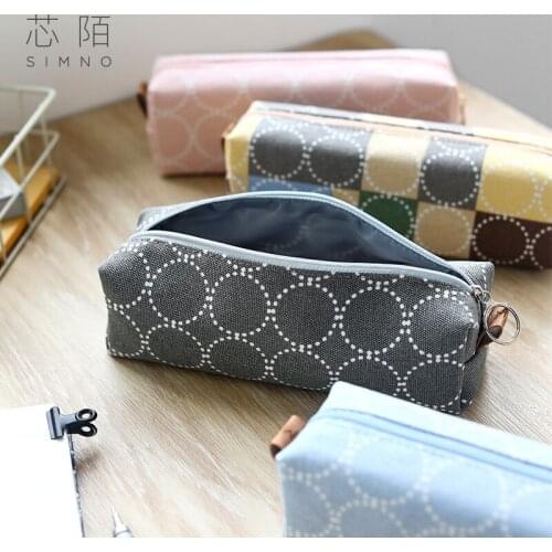 High cost-effective small square bag pencil case high quality stationery gift box for friends