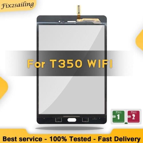 100% New Touch For Samsung Galaxy Tab A T355 T350 SM-T355 SM-T350 Touch Screen Digitizer Sensor Glass Panel Tablet Replacement