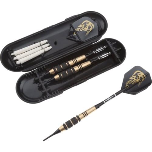 New Professional Box 18 Grams Soft Needle Tip Brass Darts 18g Electronic Dart With Nice Flame Dragon Dart Flights High Quality