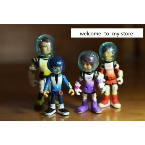 Pvc figure SimulationThe simulation model toy movable Joints astronauts, family dad, dolls, handcrafts, 4pcs/set