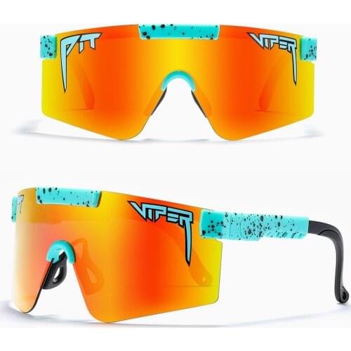 The 2000S New Pit Viper Sunglasses Polarized Unbreakable TR90 Frame Rubber Leg Men Women Cool Sports Goggle With Free Box