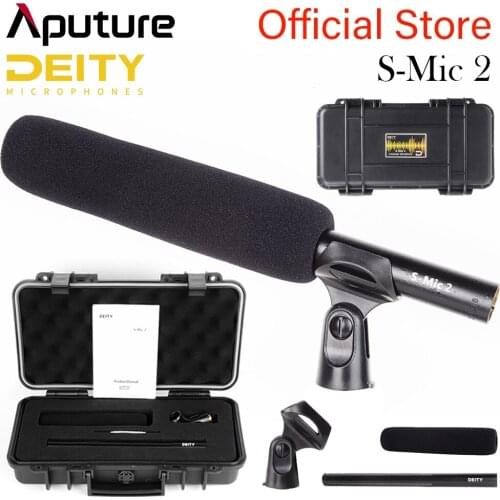 Deity S-Mic 2 Super Cardioid Condenser Video Microphone Super Low-Noise Directional Microphone for Hi-Res Professional Film