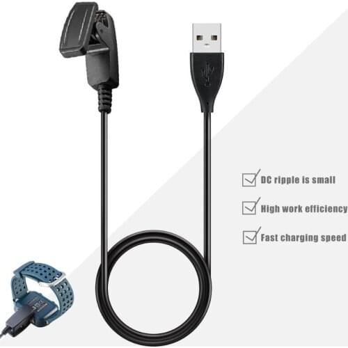 1m USB new Charging Cable High efficiency Charger Adapter Station for Garmin Forerunner 735XT with high aging safety performance