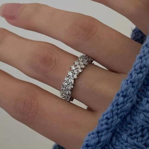 Timeless Wonder Stunning Zirconia Geo Open Statement Rings Women Jewelry Punk Designer Boho Trendy Top Ins Cocktail Rare 5242