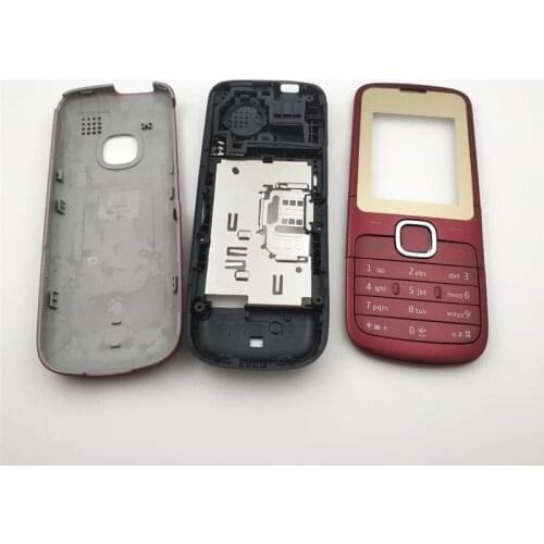 Top Quality Housing Case For Nokia C2 C2-00 Full Complete Mobile Phone Housing Battery Cover Door Frame With English Keyboard