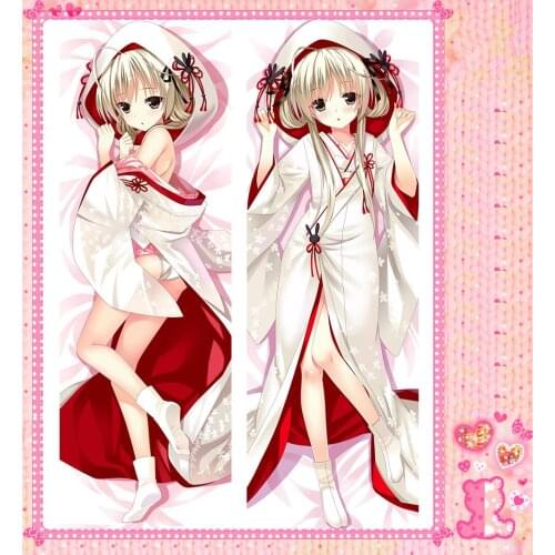Japanese Anime Cartoon Yosuganosora Sexy Double sided hugging Pillow Case Cover Pillowcase Peach Skin 2 Way / WT 71059