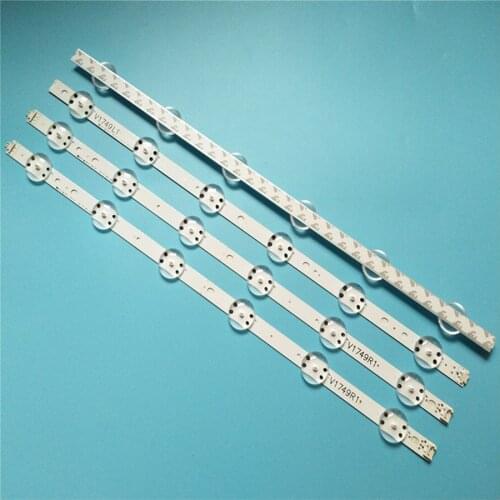 LED TV Illumination Part Replacement For LG 49UJ6500-CB 49UJ6500-JD 49UJ6500-UB LED Bar Backlight Strip Line Ruler V1749L1 2862A