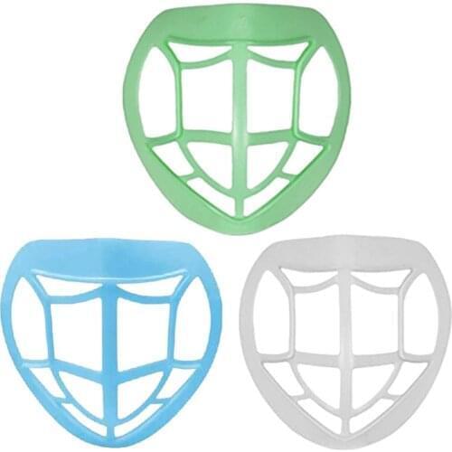 3D Mouth Mask Bracket Lipstick Protection Holder Washable Reusable Inner Cushion Bracket More Space for Comfortable Breathing