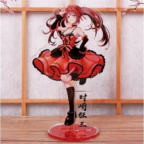 Anime DATE A LIVE Acrylic Stand Model Tokisaki Kurumi Toy Licensing Figure Pendant Cartoon Decoration Accessory Collection Gifts