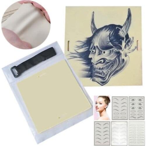 Silcone Tattoo Accessories Tattoo Practice Skin Permanent Makeup Eyebrow Lips Skin Microblading Training Tool