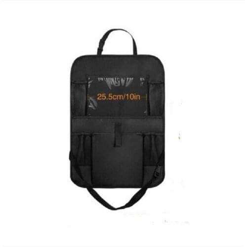 Car Seat Back Storage Bag Organiser Holder Multi Pocket Function Hanging Bag Waterproof Car Accessories For Travel Kid Tidy Ipad