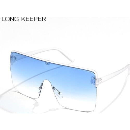 Brand Design Fashion Sunglasses Women Men Oversized Square Goggles Sun Glasses UV400 Ladies Shades Eyewear Oculos de sol