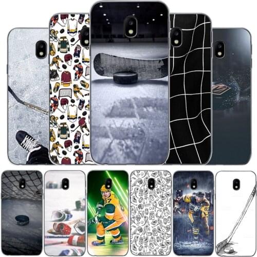 Hockey phone case for Samsung J3 J4 J5 J6 J7 Plus 2017 2016 2018 J7MAX U.S. Edition version soft Back Cover