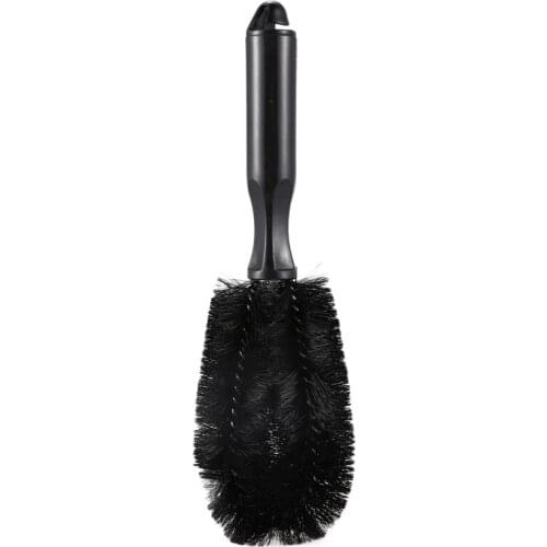 Black Truck Car Auto Wheel Tire Rim Brush Wash Cleaning Tool 10.6" Long