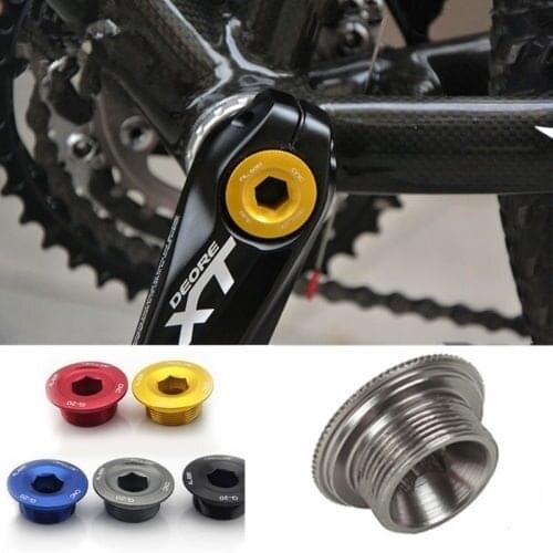 Threads Bike Bicycle Parts Crank Arm Screws Crankset Arm Bolt CNC For Road Bike Threads Bike Bicycle Parts Accessories