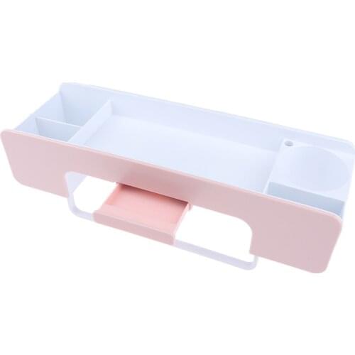 Hair Dryer Holder Towel Bathroom Shelf Necklace Bracelet Ring Storage Rack