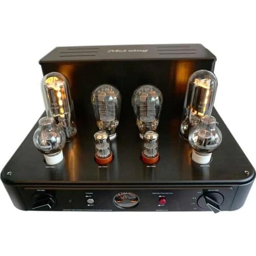 MC845-C12 tube combined amplifier, 25W × 2 class A single-ended fever amplifier, frequency response: 15Hz - 25KHz ± 1dB