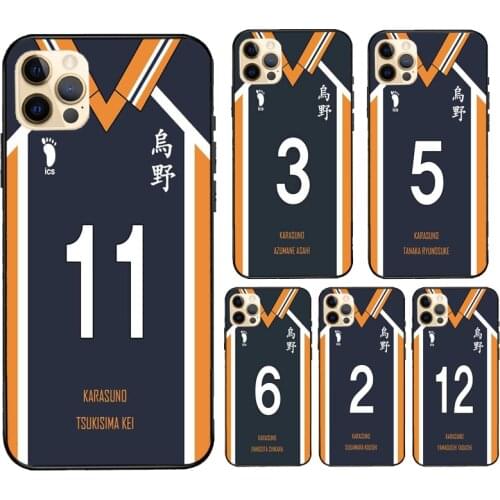 Haikyuu Karasuno Uniform For iPhone 12 Pro Max mini Case For iPhone 11 Pro Max XS X SE 2020 7 8 Plus XR Cover
