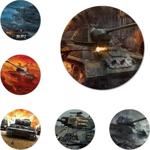 World of tanks Game Icons Pins Badge Decoration Brooches Metal Badges For Clothes Backpack Decoration