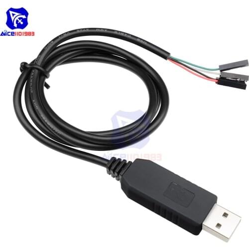 1Pcs Standard PL2303 PL2303HX USB To TTL UART Cable Module 4p 4 Pin RS232 Converter Serial Cables Adapter
